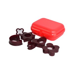 FORME PRAJITURI IN SCOICA ROSIE 8PCS /SET (forme bordo)